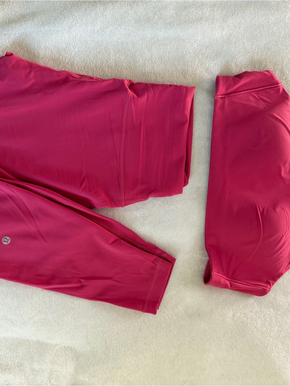 lululemon athletica Pink High-Rise Leggings and Long Sleeve Top
